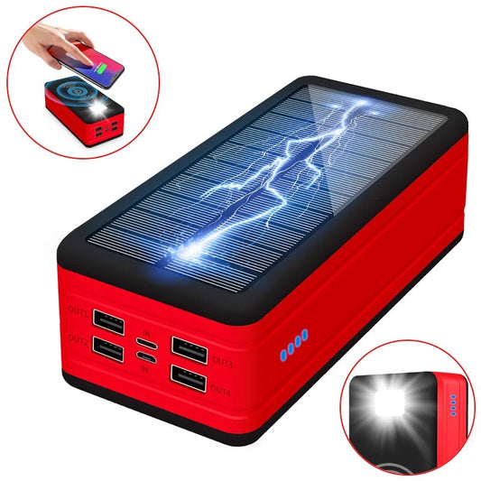 Power Bank Solar Dual Charging Magnetic Wireless for All Smart Phones