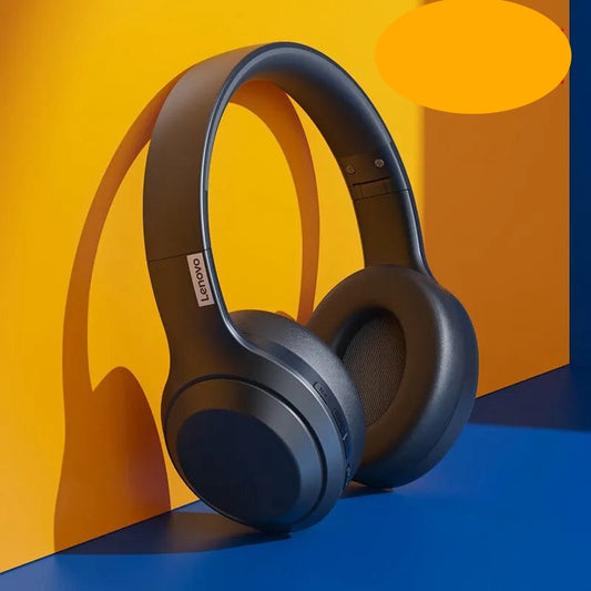 Lenovo Thinkplus Stereo Headphone Bluetooth Earphones Music Headset with Mic - Supersell