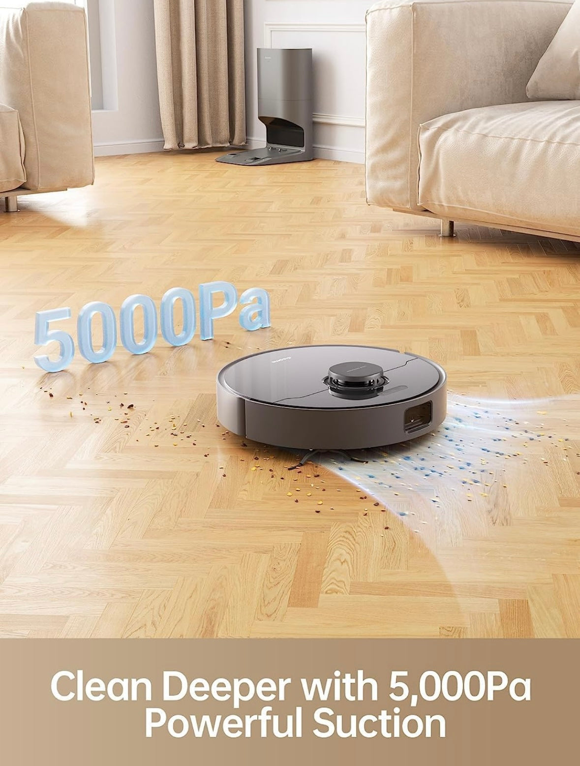 dreame D10s Plus Robot Vacuum Mop Combo Self-Emptying for up to 65 Days