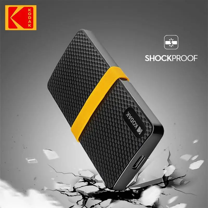 Kodak Portable SSD Type-C USB3.1 Mobile External Solid-State Drive SSD 256GB 512GB for Laptop Desktop PS5 PS4 XBOX TV - Supersell