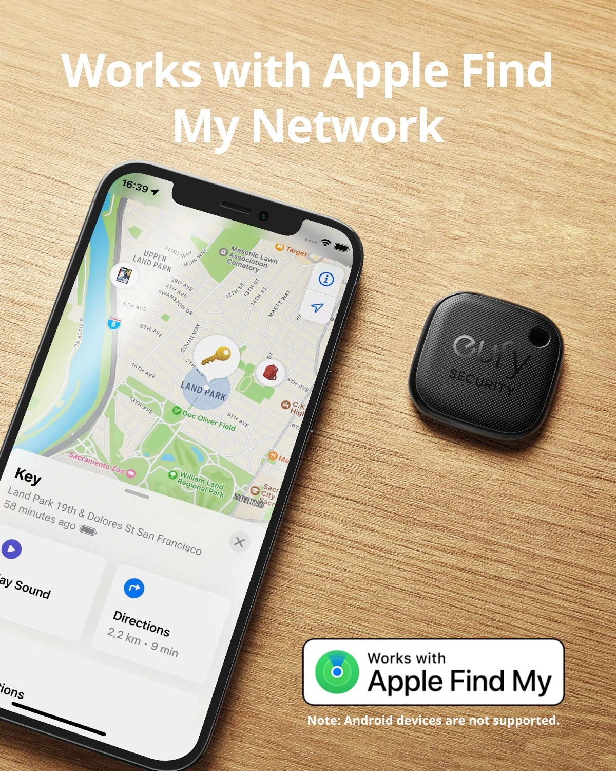eufy Security SmartTrack Link Works With Apple Find My Key Finder Bluetooth Tracker For Earbuds and Luggage Phone Finder - Supersell