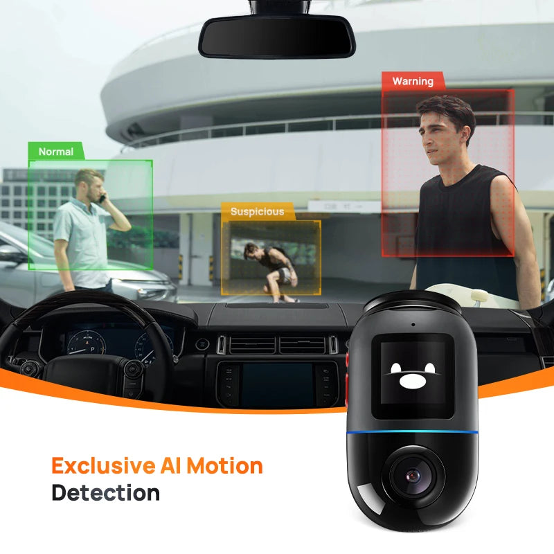 70mai 360° Full View Dash Cam Omni X200 Built-in GPS ADAS 70mai Car DVR Camera 24H Parking Monitor - Supersell