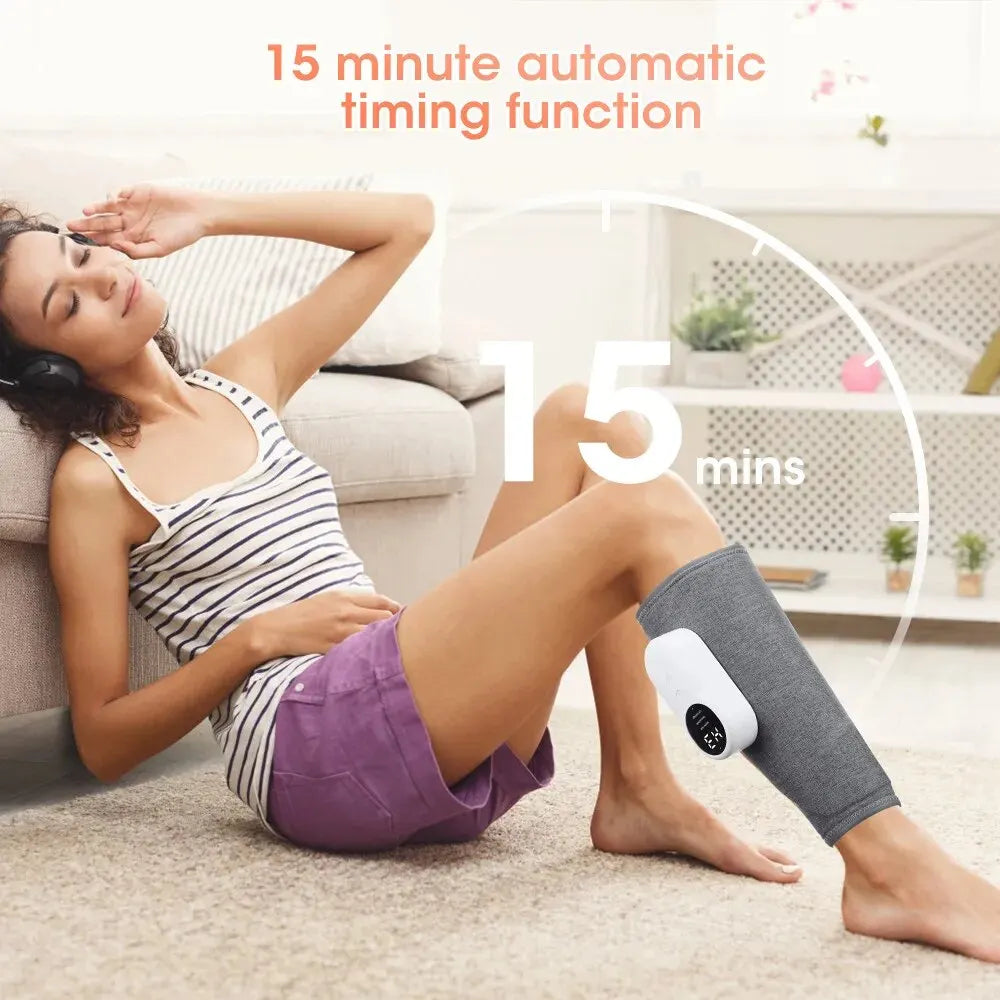 Electric Leg Calf Thigh Massager Air Compression Warm Massager - Supersell
