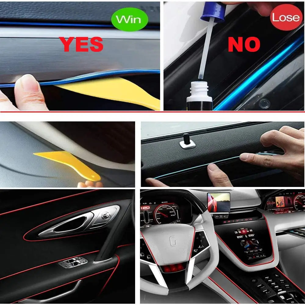 5M Car Interior Led Strip Light Wiring Decorative Lamp - Supersell