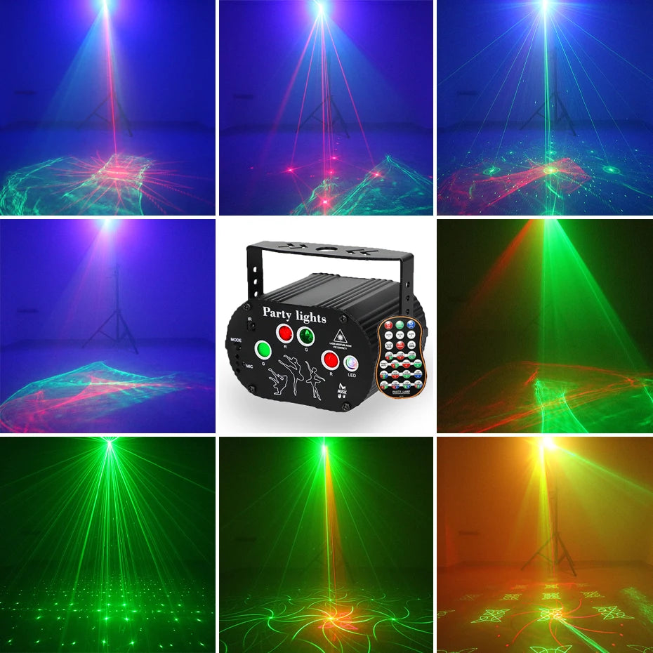 Mini DJ Disco Laser Light Projector USB Rechargeable - Supersell
