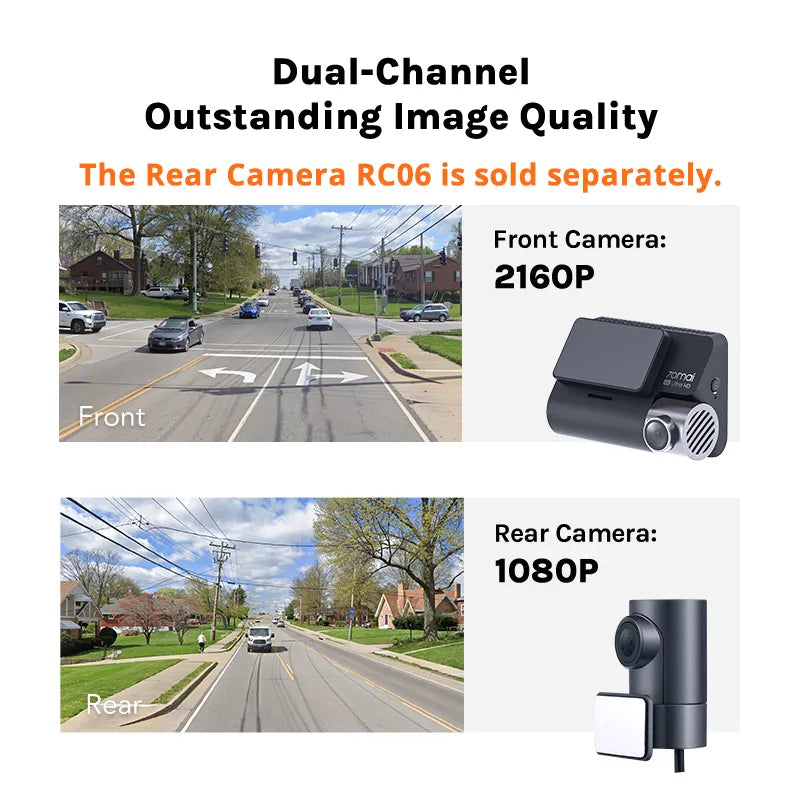 4K Dash-Cam Front and rear View - Supersell