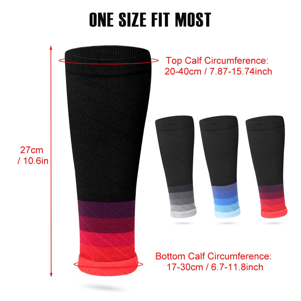 Calf Compression Sleeves Running Leg Compression Sleeve 20-30mmHg Compression Socks for Shin Splint for Men Women
