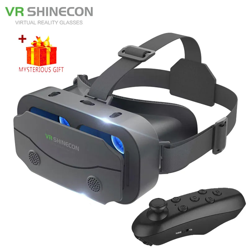VR Glasses Virtual Reality Headset Viar Devices Helmet 3D Lenses Smart Goggles for Smartphones - Supersell