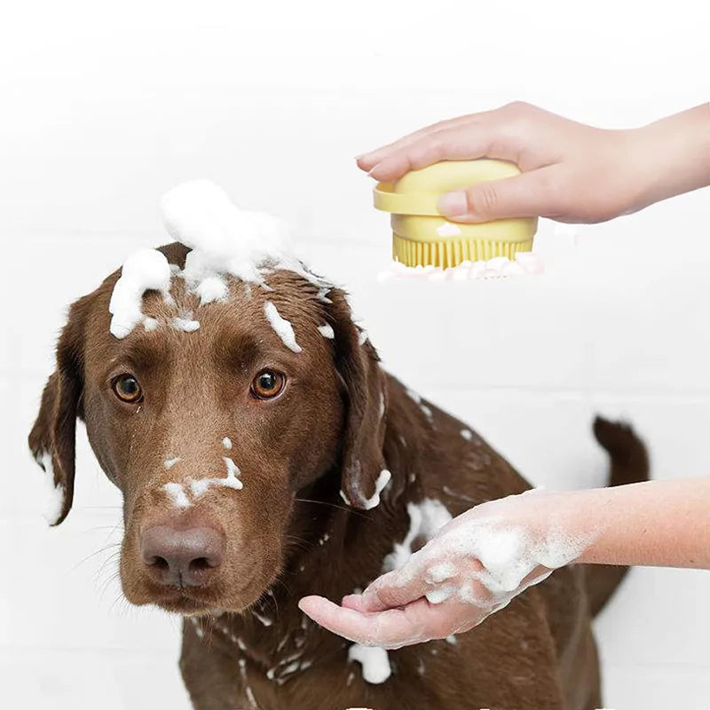 Dog Cat Bath Brush Soft Silicone - Supersell