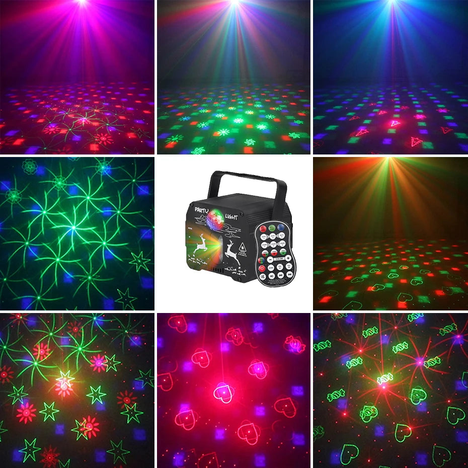 Mini DJ Disco Laser Light Projector USB Rechargeable - Supersell