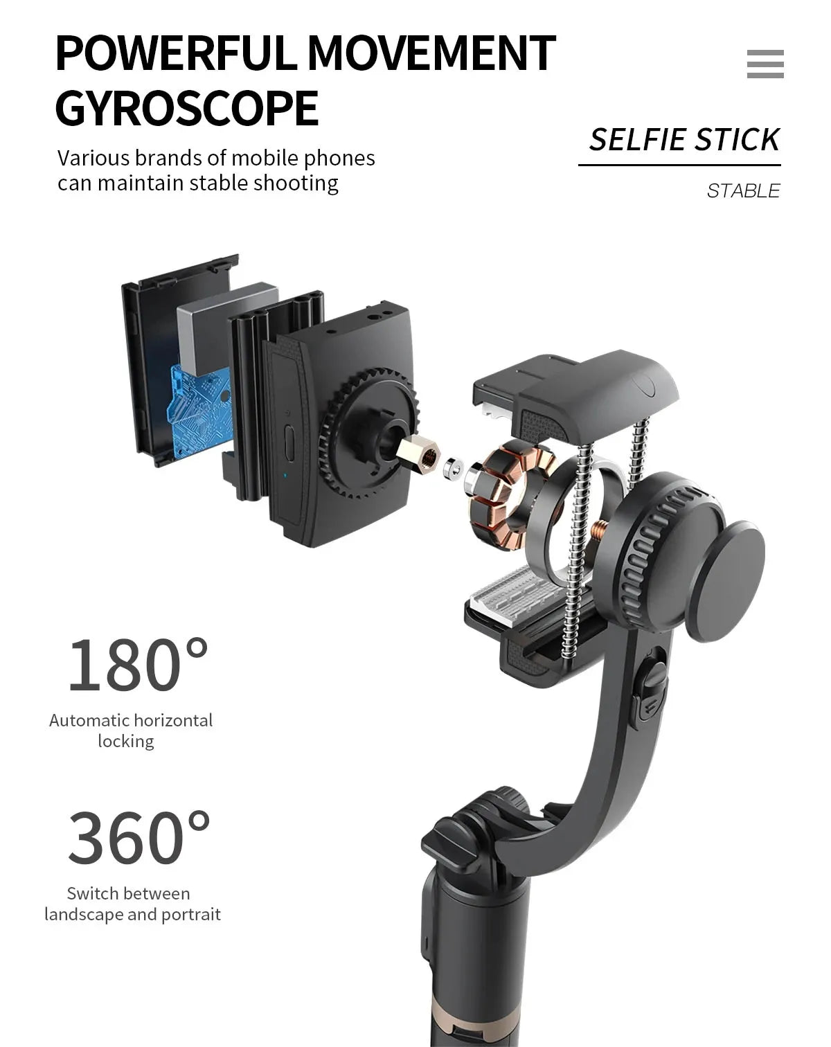 Phone Gimbal stabilizer Wireless - Supersell
