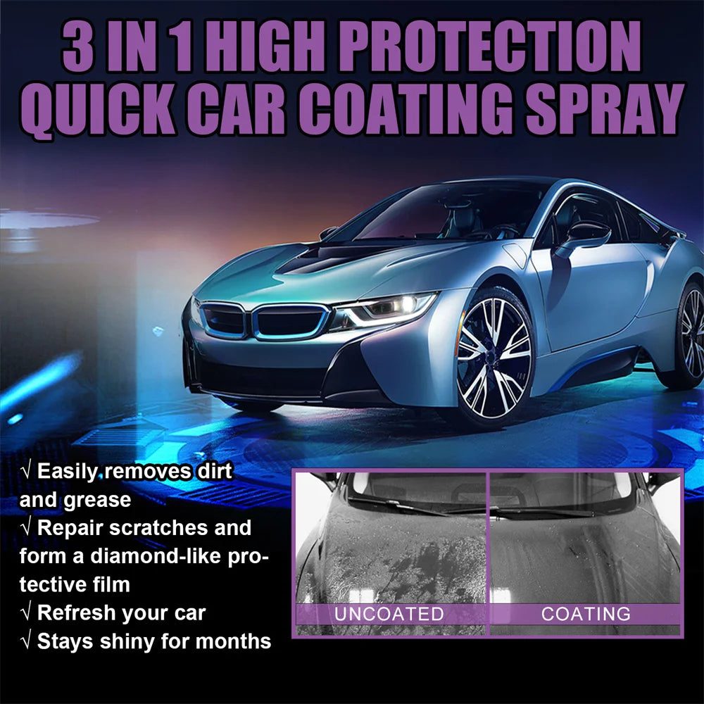Car Polishing Spray Wax with Car Scratch Repair - Supersell