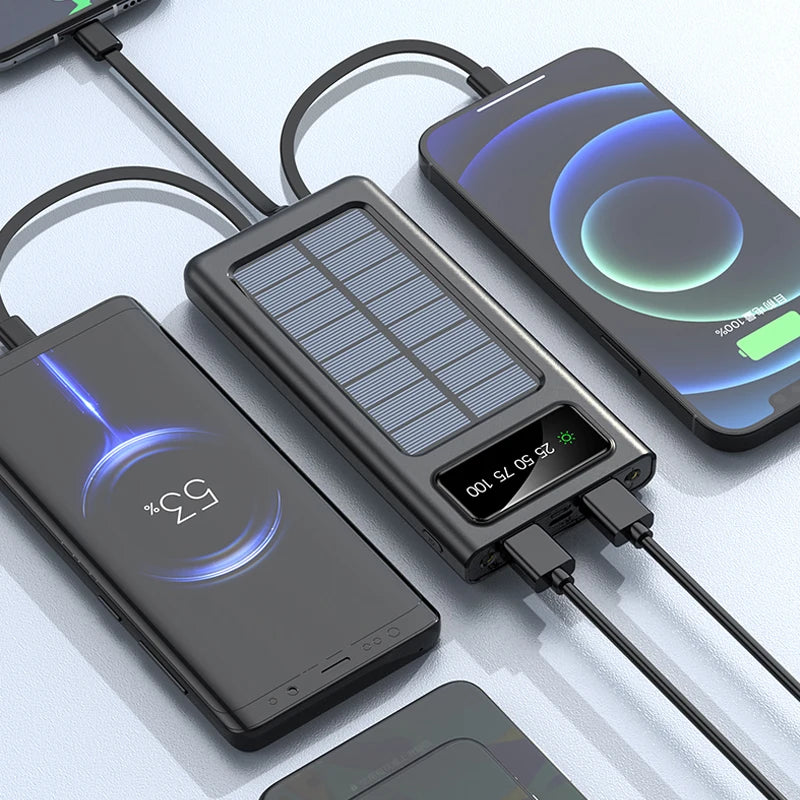 Xiaomi Solar Power Bank 200000mAh Solar Battery Large Capacity - Supersell